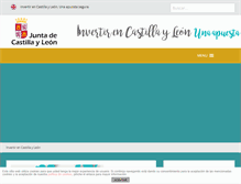 Tablet Screenshot of invertirencastillayleon.com